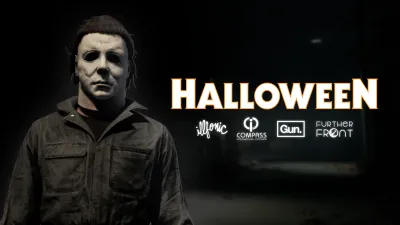 Scene from the Halloween: The Game solo story trailer